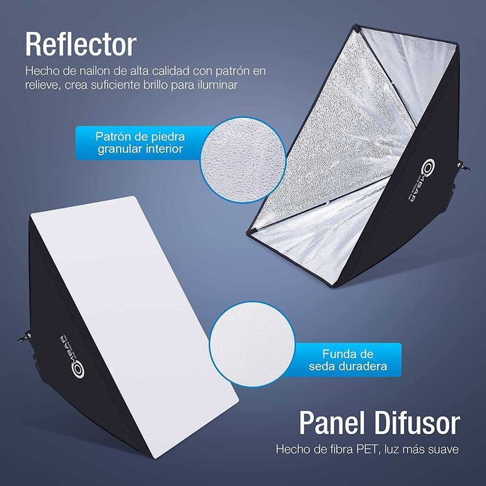 Double Set - 2 Tripods + 2 Softboxes + 8 Lamps (135 W) + Carry Bag64730009418115124