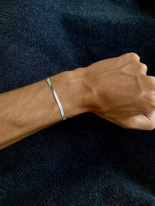 Pulseira Prateada Simples