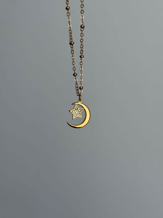 Naszyjnik Zezu jewelry gwiazda księżyc
