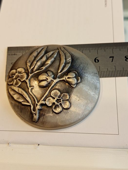 Caixa em Prata para comprimidos