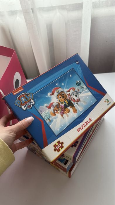 Дитячі пазли Щенячий патруль 9 коробок