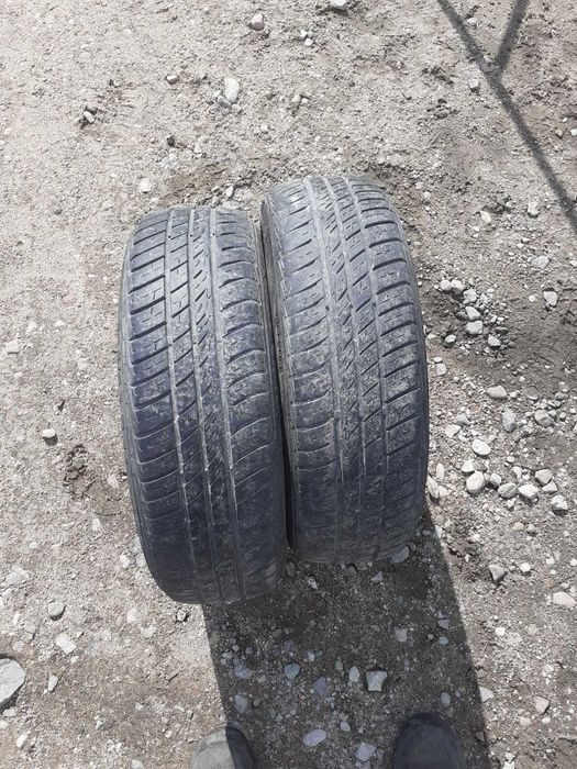 2x używane opony letnie 165/65 R14 Barum 4.5mm - możliwy montaż