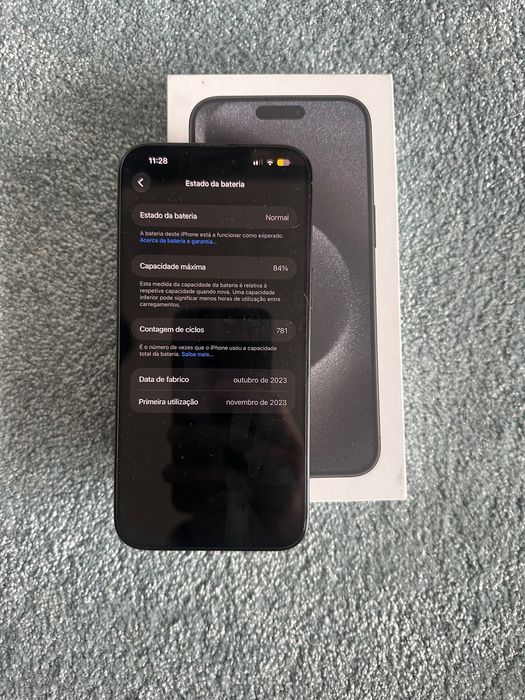 iPhone 15 Pro Max Preto Titanium