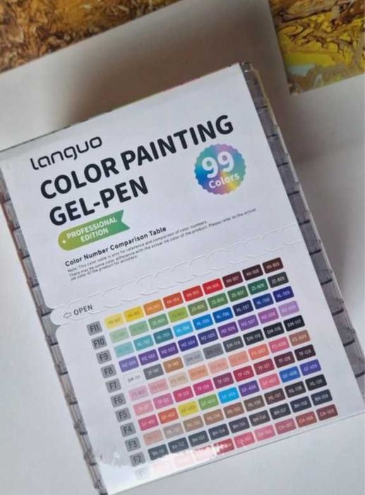 Nowe gelopiay languo 99 sztuk kolorowanki bullet journal