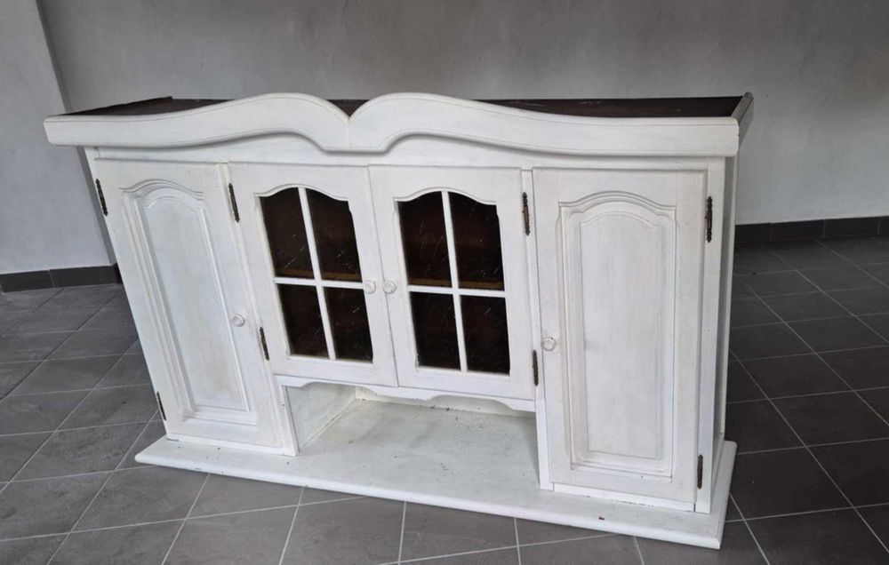 Witryna Szafa Biała Solidna 180 x 107