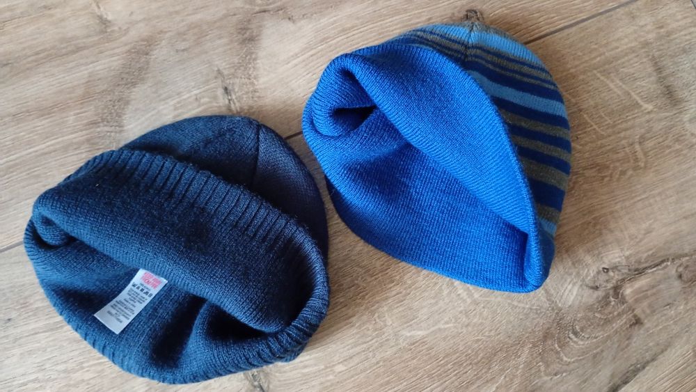 Czapka chłopięca roz 52 kpl 2 szt