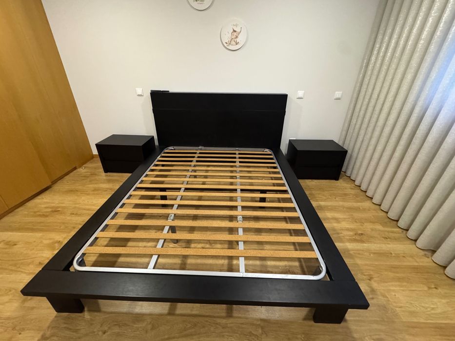 Cama casal wengué