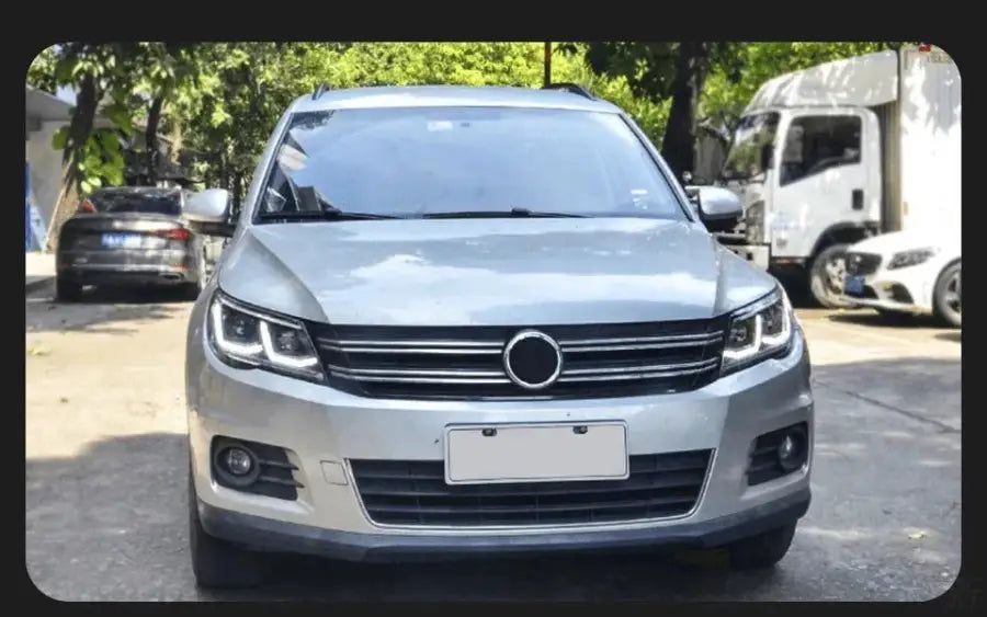Volkswagen VW Tiguan 2007–2012 Reflektory Lampy Przednie LED DRL Kierunkowskaz Projektor Komplet