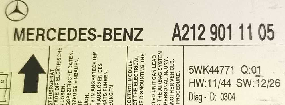 Centralina Airbag A2129011105 - MERCEDES-BENZ E-CLASS