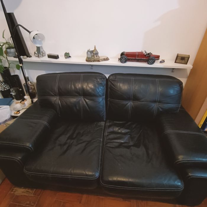 Sofá em pele , Genuína