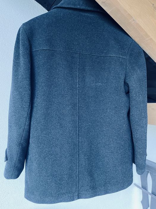 Wełniany płaszcz męski M