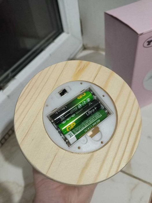 Роза в колбе с подсветкой|Подарок для любимой / мамы / подруги красная