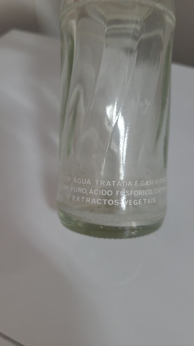 Garrafa antiga de Pepsi-Cola pirogravada, 200cc
