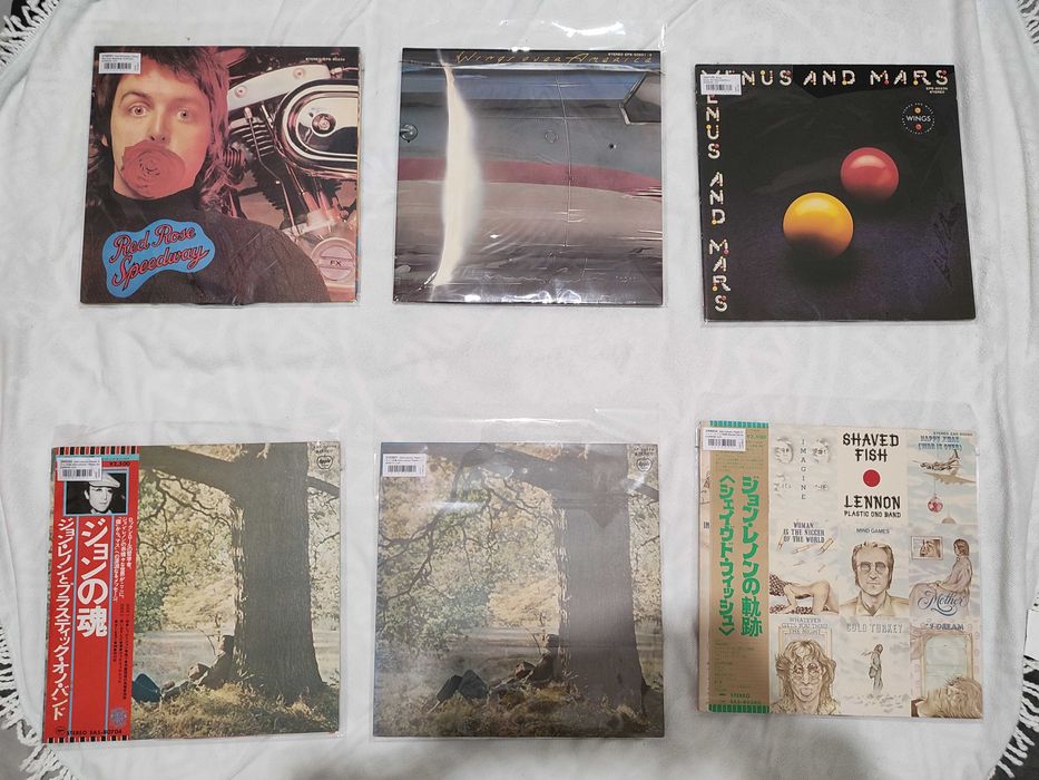 Discos Japão Paul McCartney, John Lennon, Wings