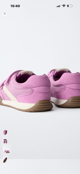 Шкіряні кросівки фірми Zara,розмір 36