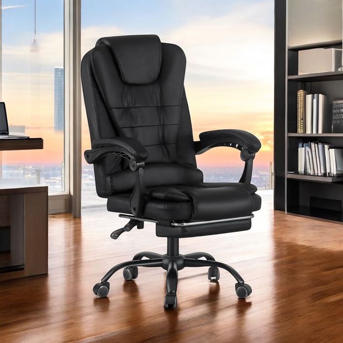 PREMIUM‼️Fotel Biurowy Obrotowy Czarmy - nowy wymiar komfortu i stylu