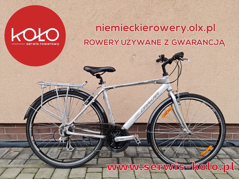 Rower męski crossowy DRAKAR koła 28 SHIMANO ALTUS aluminium okazja