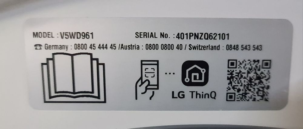 Прально-сушильна машина LG 9/6kg .2024 рік.Стан нової. Гарантія