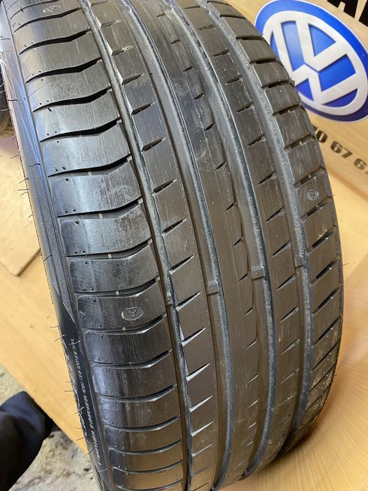 Диски R-Line  з новими літніми шинами 235/45 R19 5x112 шини титати
