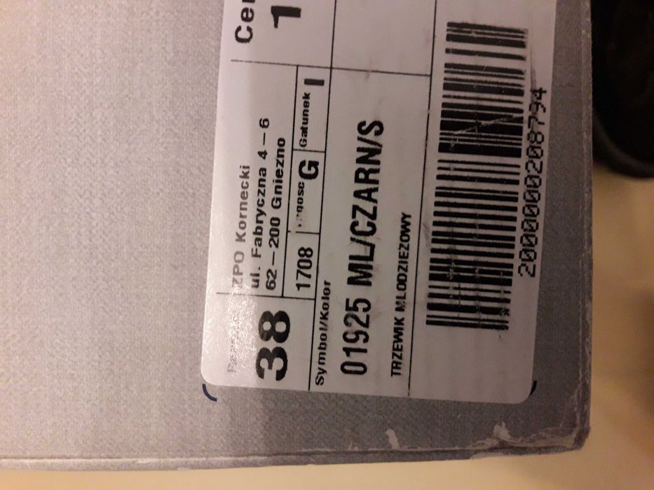 Buty zimowe dla chłopca KORNECKI rozmiar 38 czarne skóra NOWE