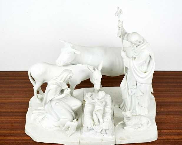 Presépio modernista em bronze