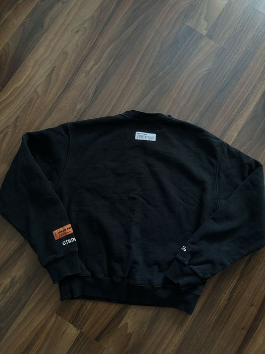 Heron Preston Black Sweatshirt