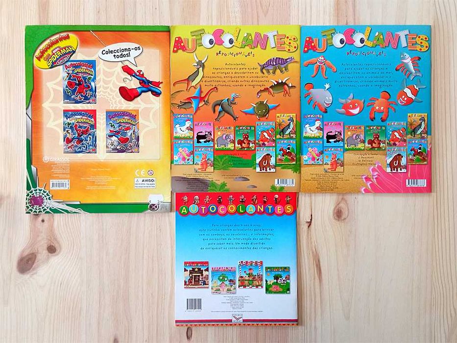 4 Livros Didácticos Infantis