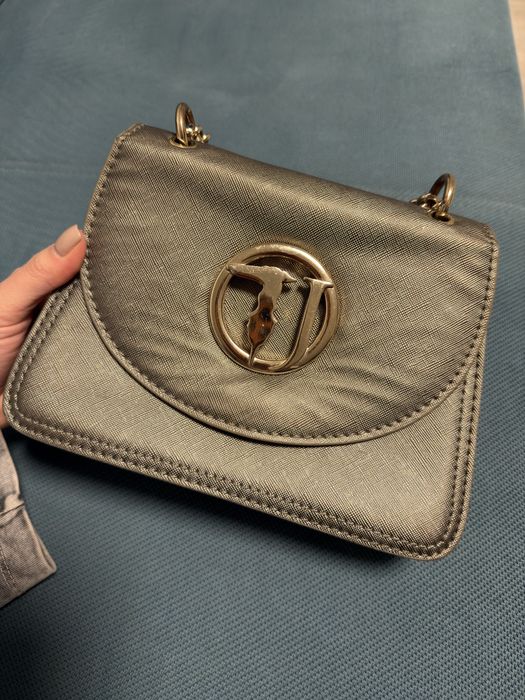 Срібляста Сумка Trussardi