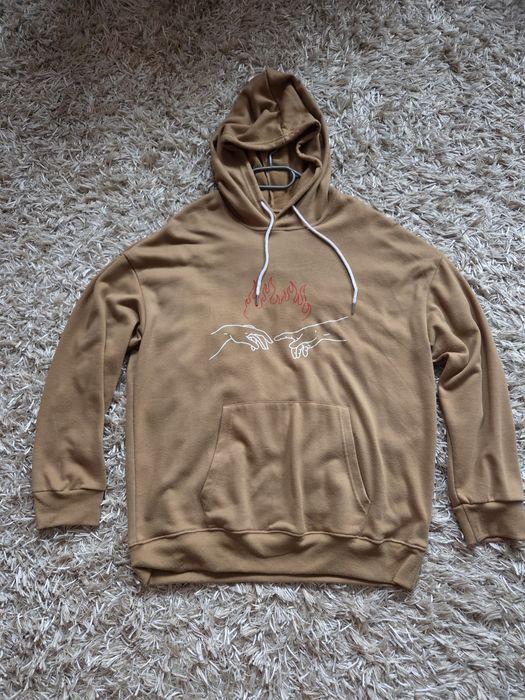 Bluza brązowa męska