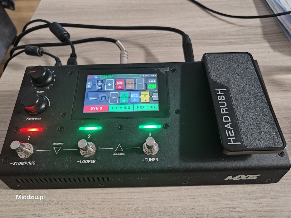 HeadRush MX5 kompaktowy Multiefekt Gitarowy Ekran DotykowyI
