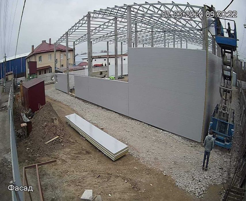 Вакуумний захват для монтажу сендвіч панелей  криша.