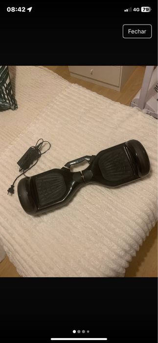 Hoverboards com carregador , poucas vezes usado