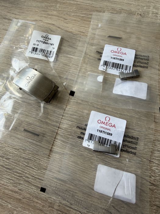 Omega tytanowe zapięcie bransolety plus adaptery