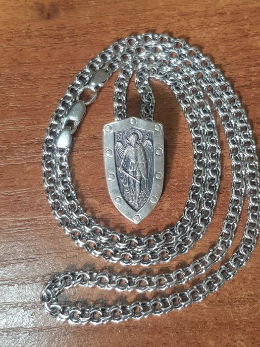 Мужская серебряная цепочка