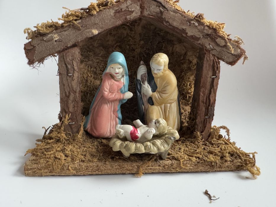 stajenka szopka betlejemska maryja jezus dzieciątko dekoracja ozdoba