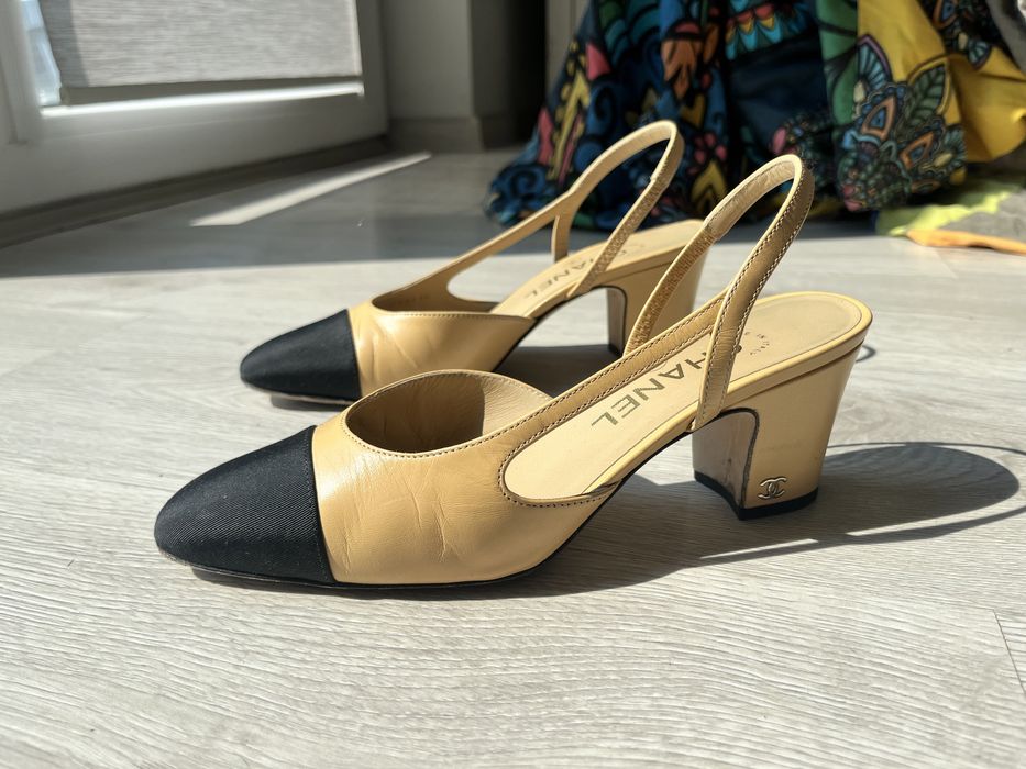 Orginalne Slinbacki (Czółenka) CHANEL- rozmiar 36