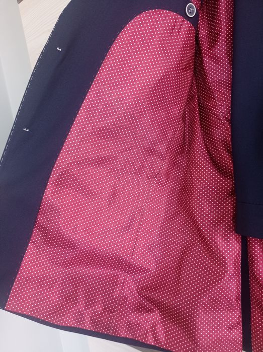 Garnitur męski granatowy