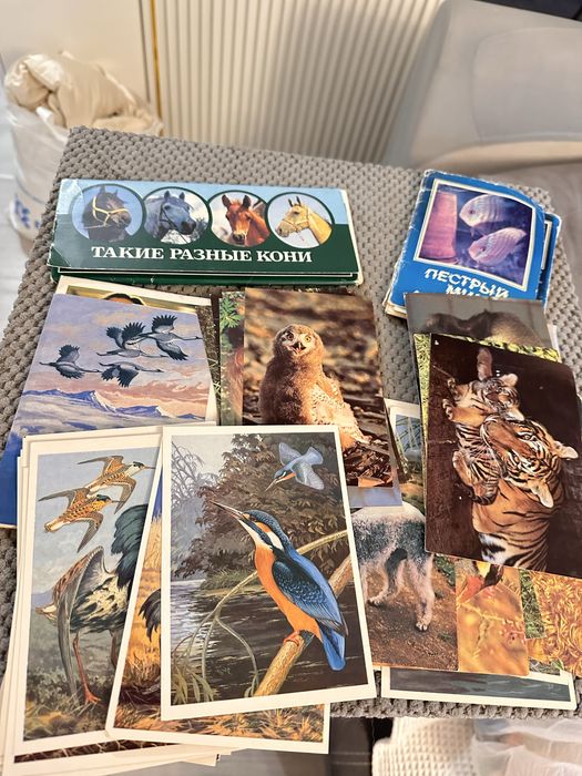 Вкладыши,Марки советские, альбом