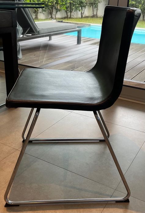 CADEIRAS Couro de jantar IKEA