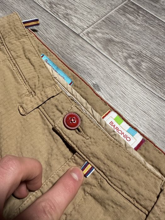 Шорти Baronio Bermuda Regular Fit Beige Shorts