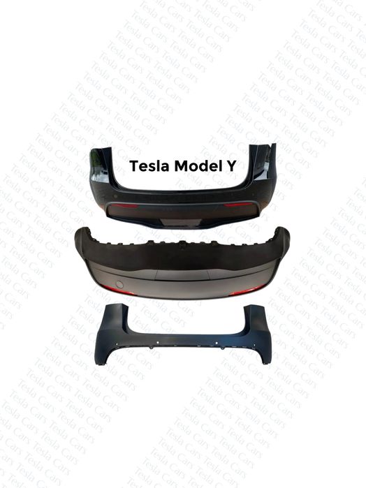 Задній бампер / Губа бампера Tesla Model Y задний бампер Tesla Model Y