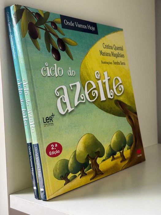 Livros Infantil - O ciclo do azeite - O ciclo do leite - PNL