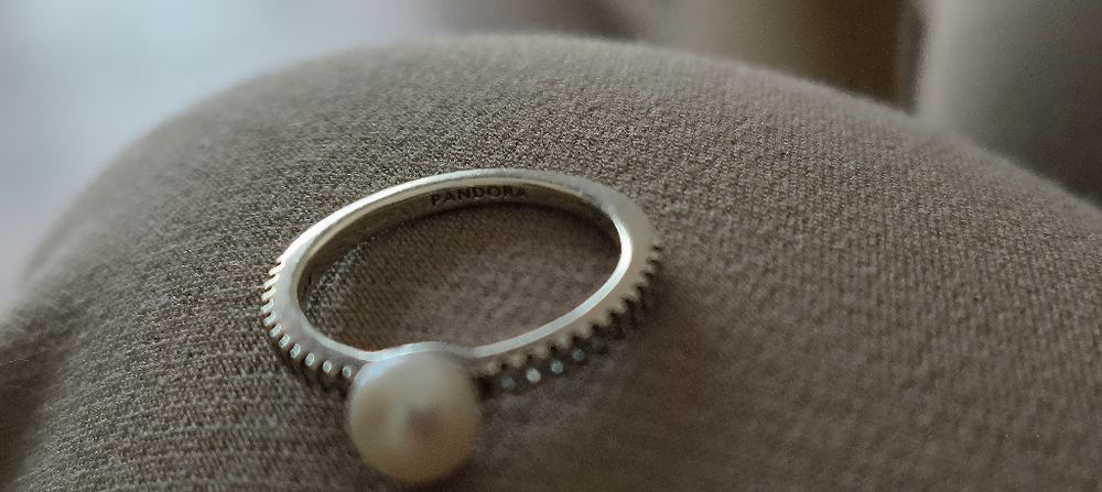 Anel Original Pandora com pérola
