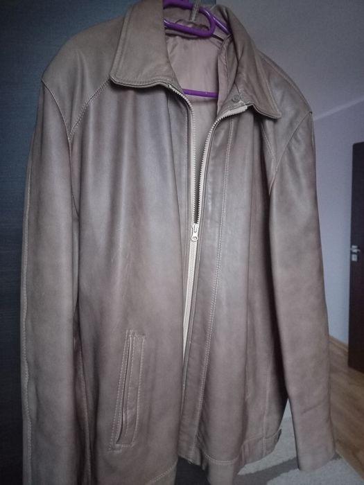 Kurtka skórzana męska