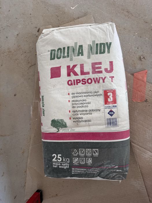 Klej gipsowy 25kg. Oddam