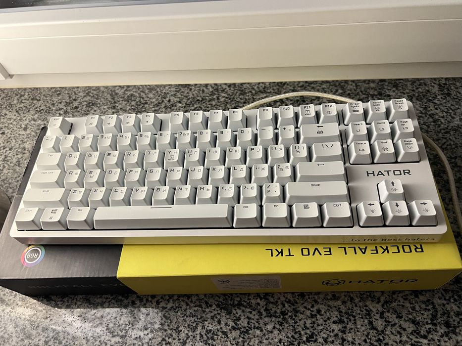Механічна клавіатура Hator Evo TKL optical