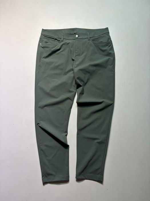 Чоловічі штани Lululemon зелені, розмір 36, поліестер