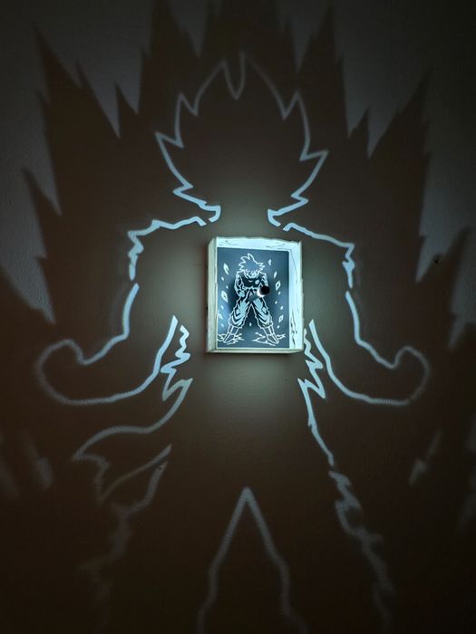 Теневая лампа / ночник One Piece (Луффи, WANTED)