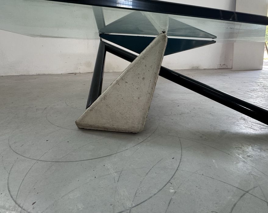 Duży,włoski stolik Allison marki Saporiti,proj. Franco Passarello,70s