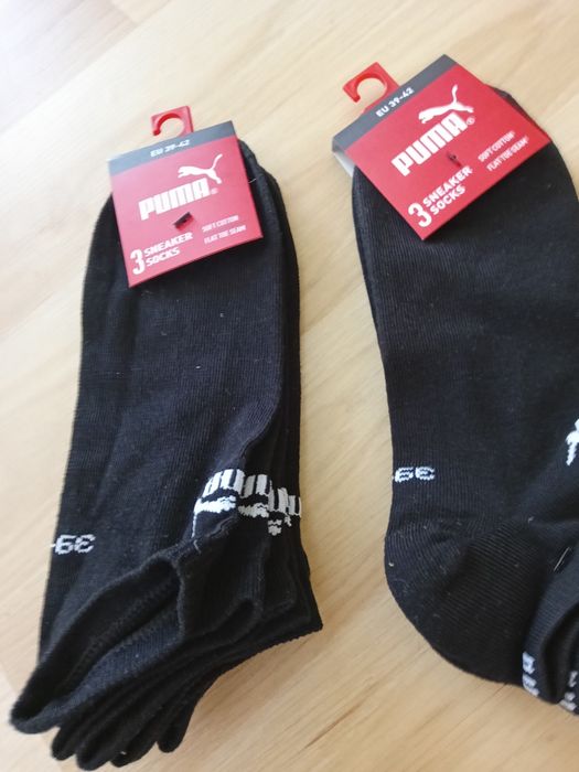 Damskie lub męskie skarpetki - stopki  Puma , 6 sztuy, rozmiar 39-42